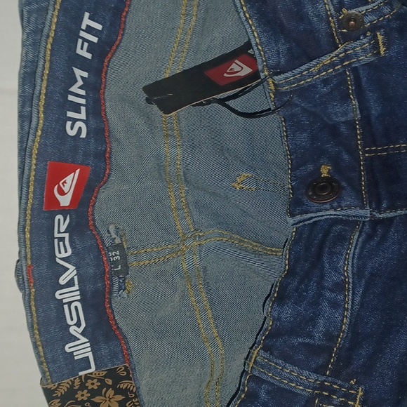 Quiksilver Slim Fit Jeans 36x32 NWT - Picture 4 of 6